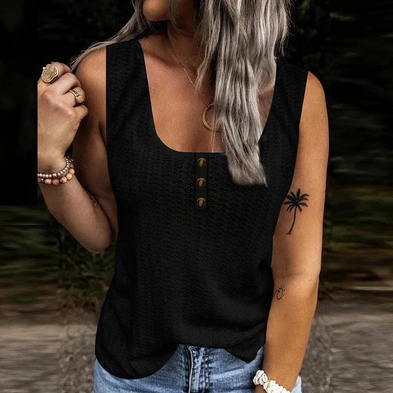 Stylowy damski top bez rękawów
