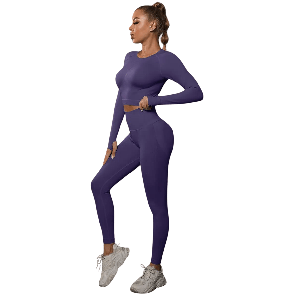 Damskie legginsy treningowe i topy