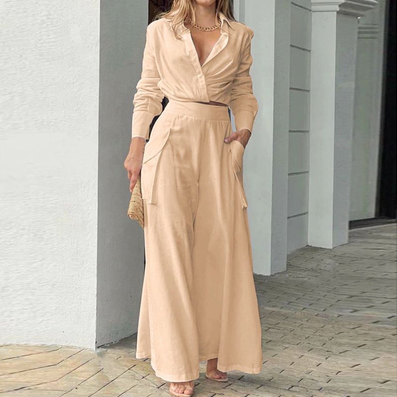 Erza - Elegancki zestaw z rękawami dla kobiet