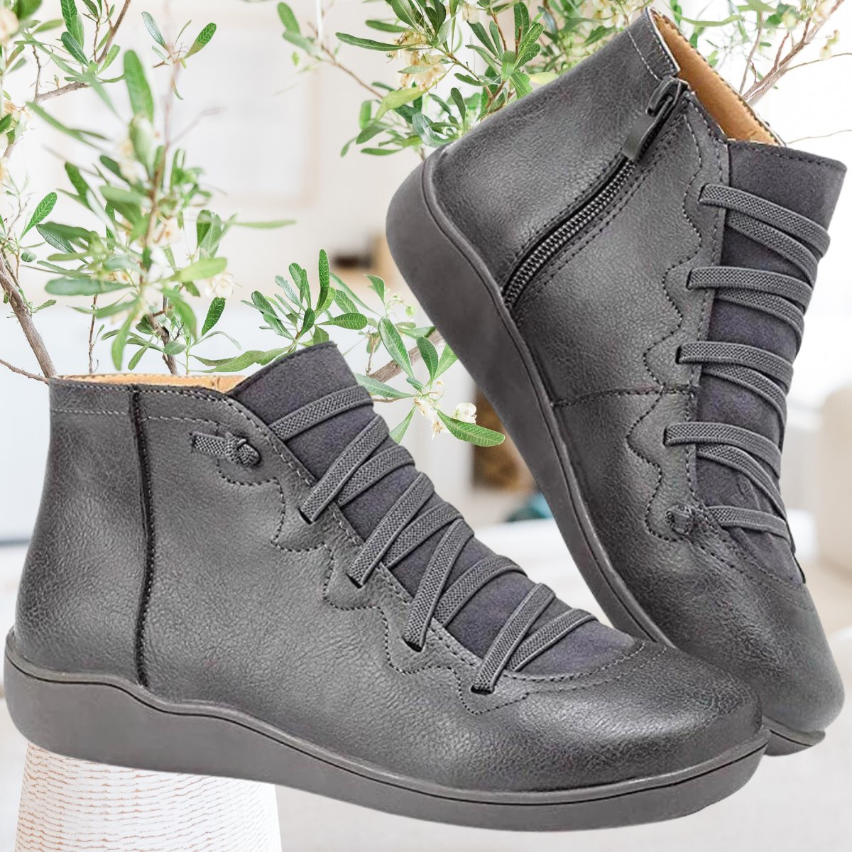 Kolorowe skórzane buty - Ariya