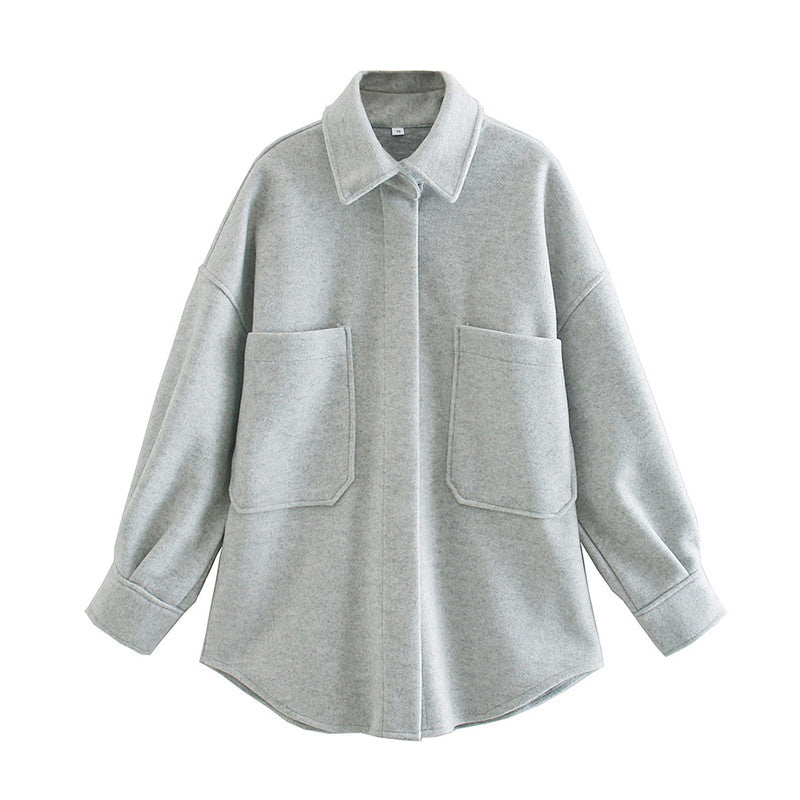 Stylowy płaszcz oversize dla kobiet - Mila