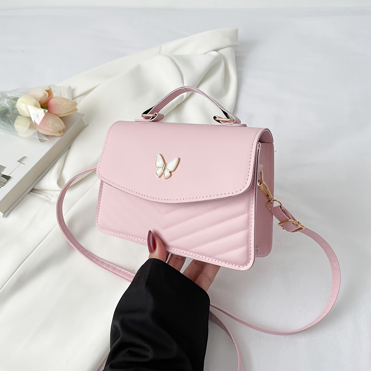 Sophie | Modna torba crossbody i na ramię w jednolitym kolorze
