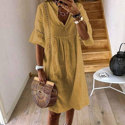 Julia - Sukienka w stylu boho z koronką
