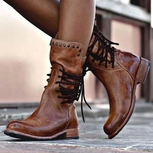 Jatta - stylowe skórzane buty ze sznurowadłami