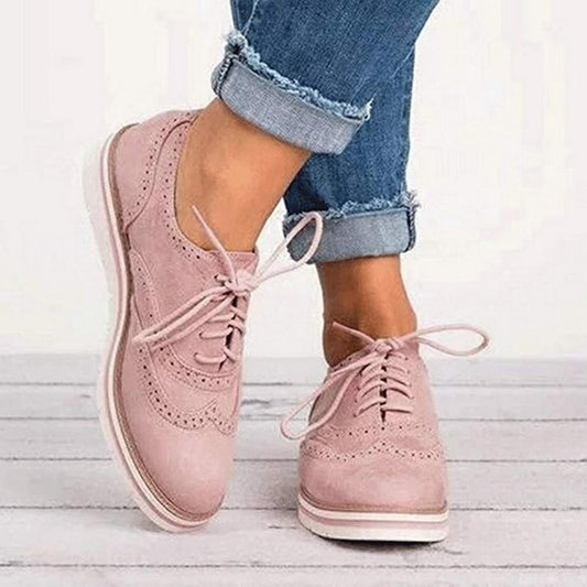 Jenni - stylowe skórzane buty ze sznurowadłami
