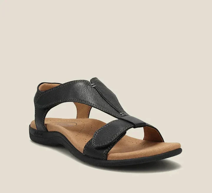 Kathrin - Summer 2023 Skórzane buty z regulowanymi sandałami