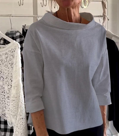 Elegancki top z wysoką stójką dla kobiet