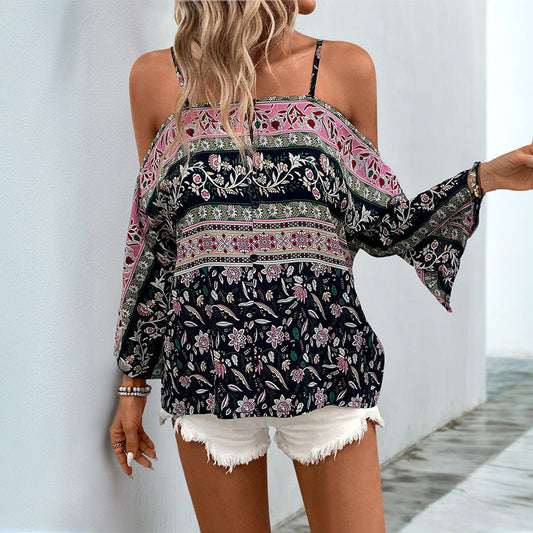 Selena Boho Top z odkrytymi ramionami
