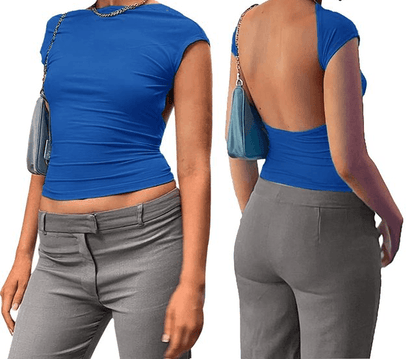 Dopasowany top - Casual Basic - Miękki i elastyczny materiał - Idealny do codziennego użytku