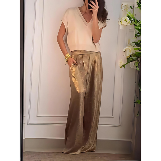 Elegancki top i figi - Melissa