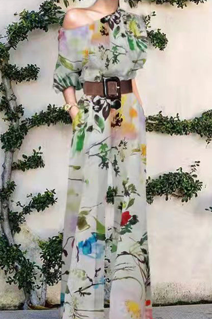 Luźne kombinezony bez paska na jedno ramię Fashion (10 kolorów)