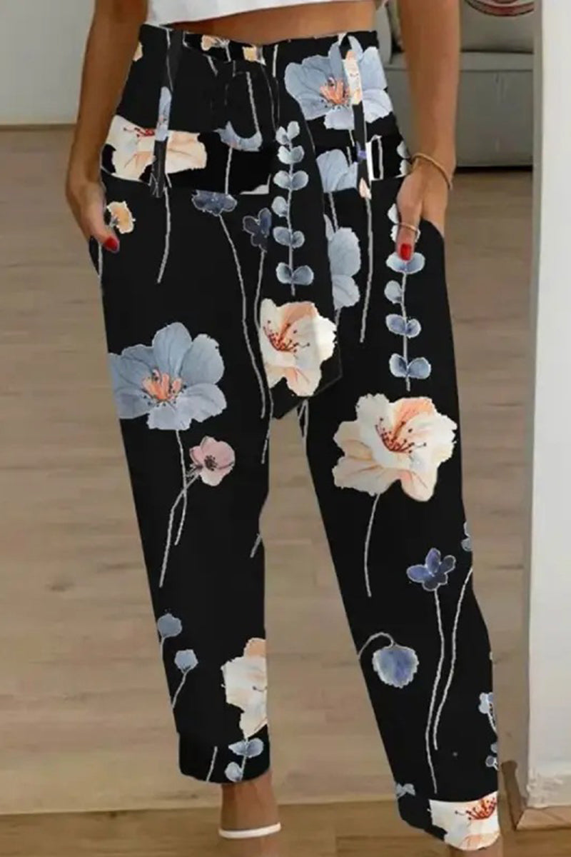 LD | Casual Patchwork Bag Print Loose Mid Waist Harlan Else Stroje kąpielowe