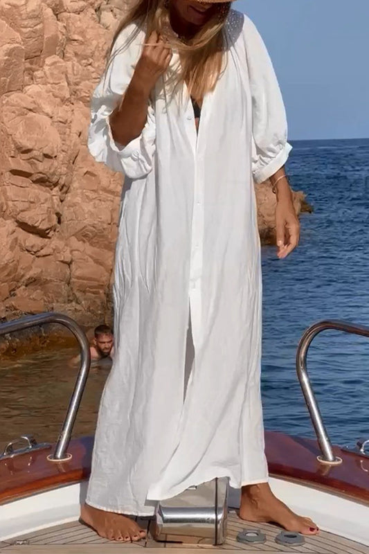 Kostiumy kąpielowe Casual holiday fixed buckle cover up