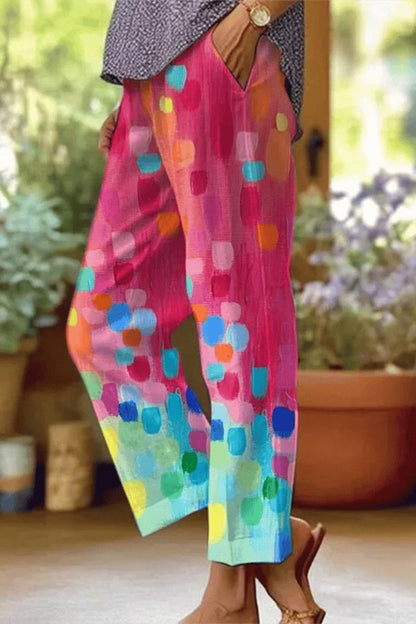 Stroje kąpielowe Floral Patchwork Loose Mid Waist Straight Full Print (6 kolorów)