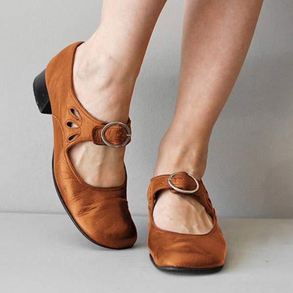 Buty z okrągłym noskiem Anika | Vintage