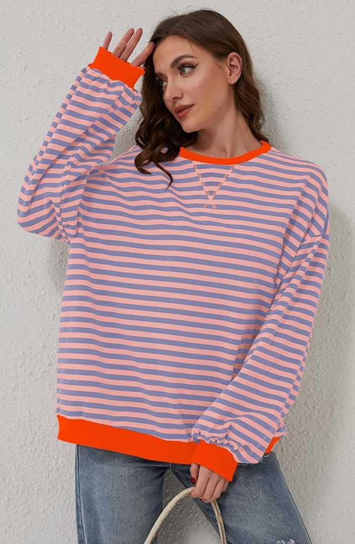 Sweter w paski Helena