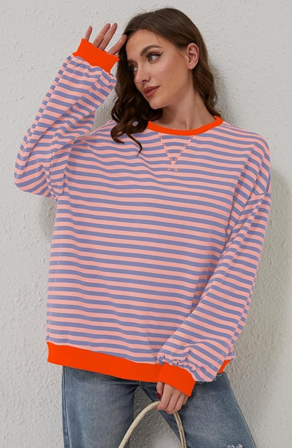Sweter w paski Helena