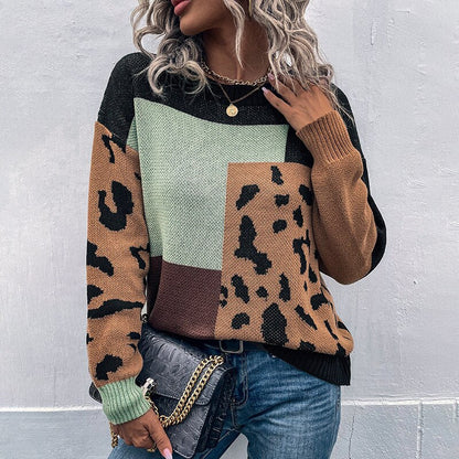 Sweter w panterkę