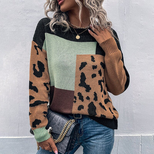 Sweter w panterkę