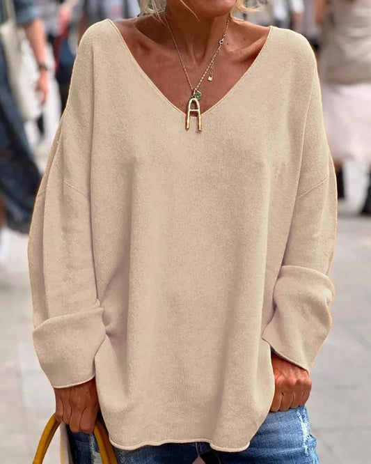 Swobodny i elegancki sweter zimowy