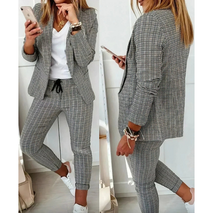 Lotte | Elegancki biznesowy zestaw damski