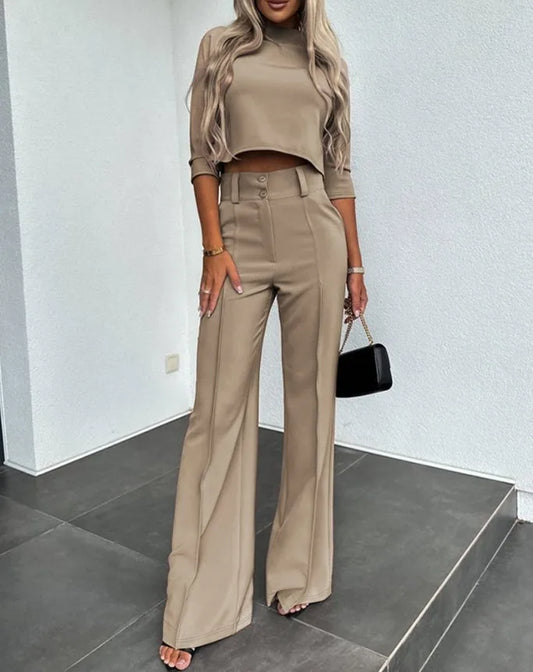 Rosamund - Elegancki zestaw flare dla kobiet