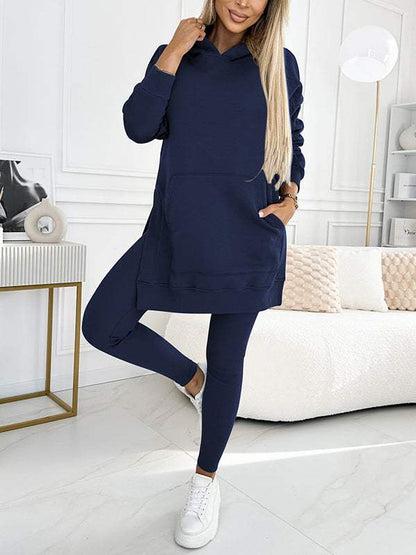 Zestaw damski - Casual - Luźny krój z kieszeniami - Idealny na co dzień