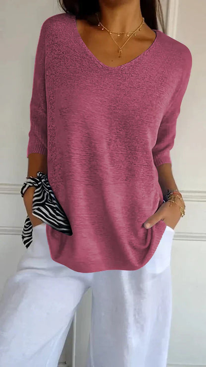 LILLY | elegancki top z dekoltem w szpic