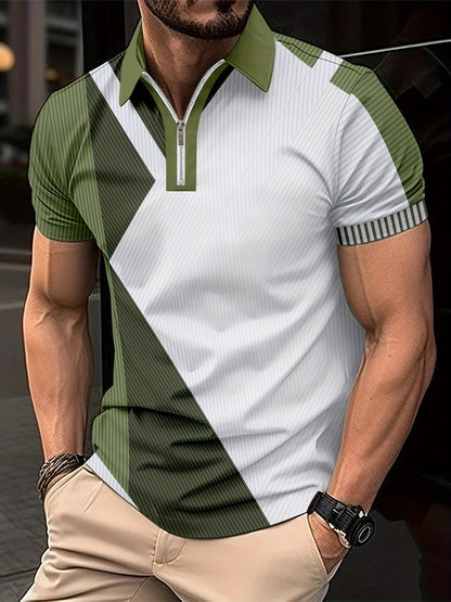 Koszula Aris | Koszula golfowa Regular Fit Colour Block