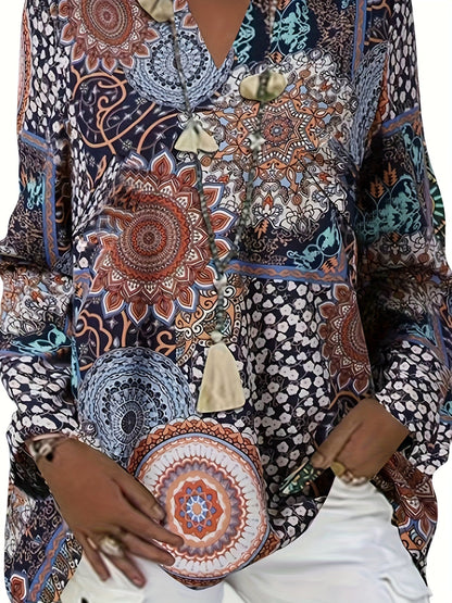 Marissa - top plus size w stylu boho