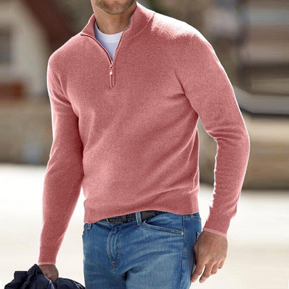 Sweter Carly z zamkiem błyskawicznym