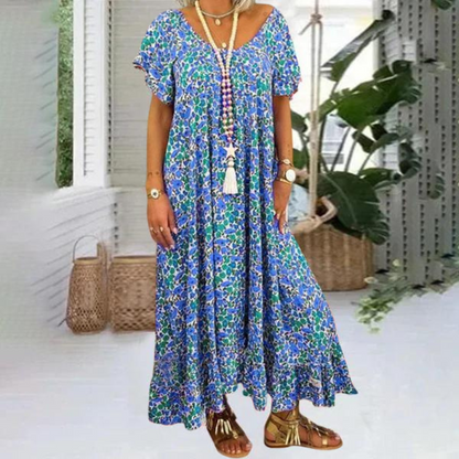 Klasyczna długa sukienka w stylu boho.