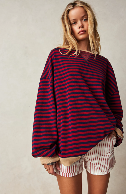 Sweter w paski Helena