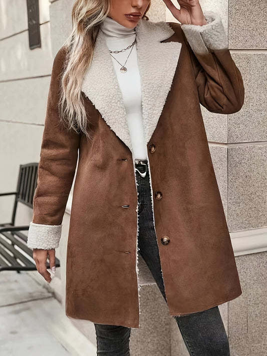 Colette - Ocieplana kurtka z podszewką sherpa