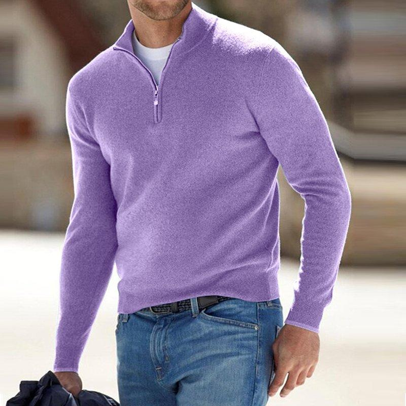 Sweter Carly z zamkiem błyskawicznym