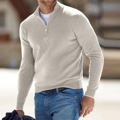 Sweter Carly z zamkiem błyskawicznym