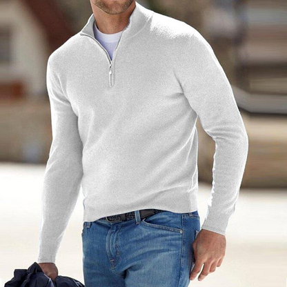 Sweter Carly z zamkiem błyskawicznym