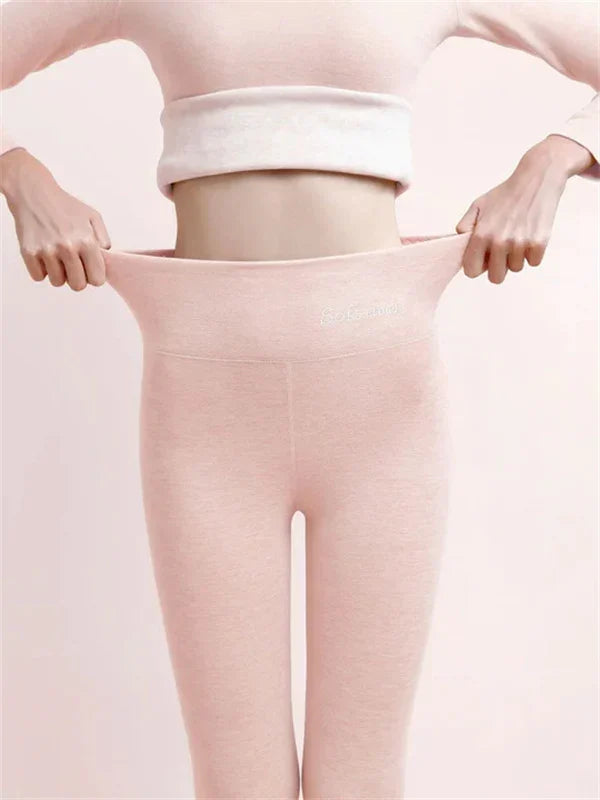Elodie - Wyszczuplające legginsy z polarową podszewką