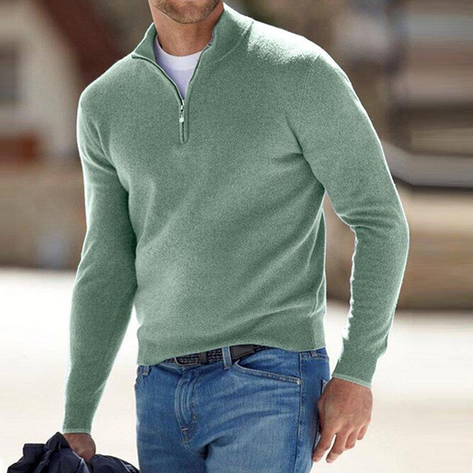 Sweter Carly z zamkiem błyskawicznym