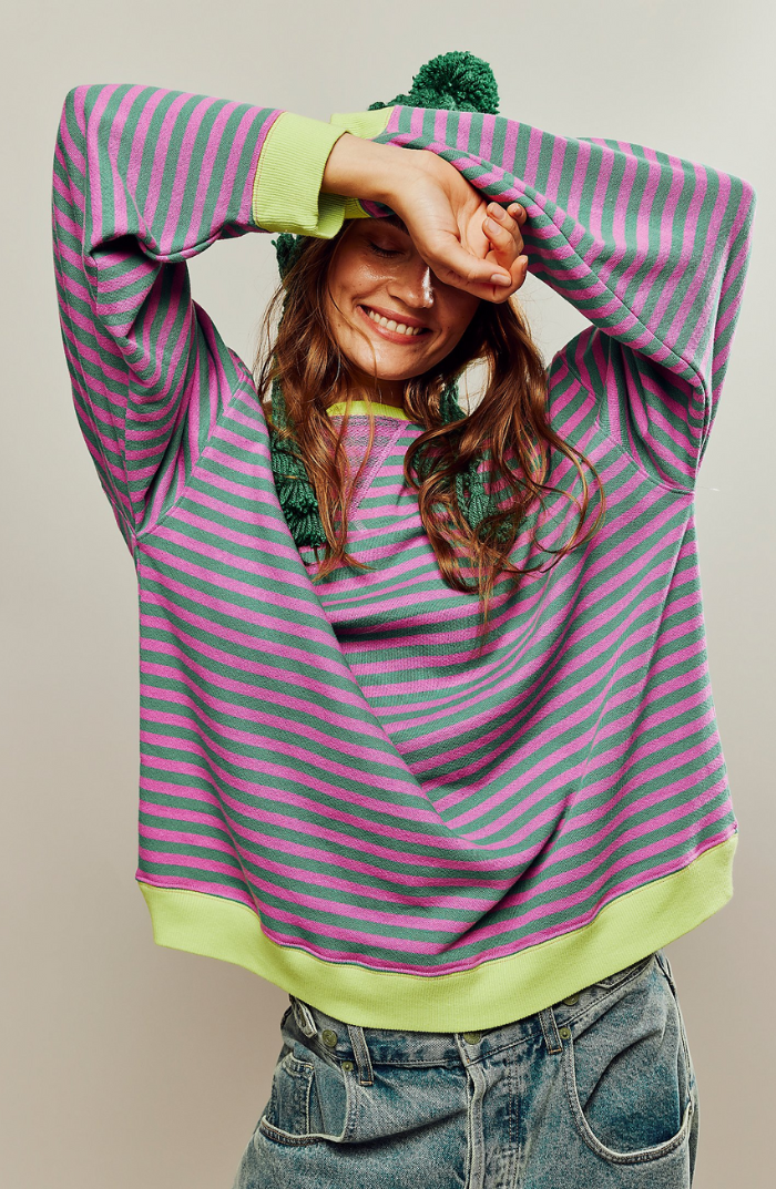 Sweter w paski Helena