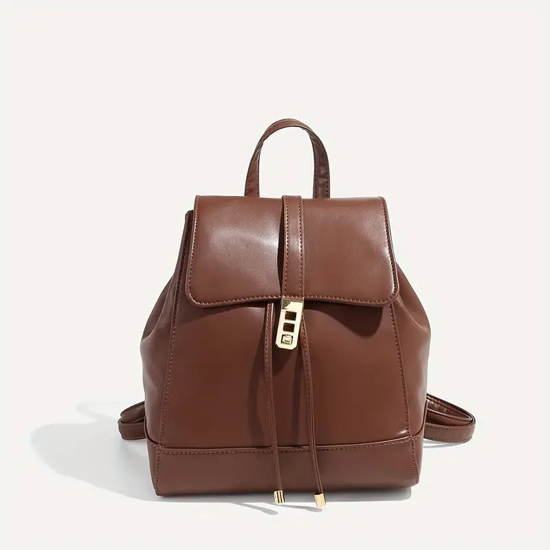 Ziah | Elegante mochila de viaje de cuero para mujer