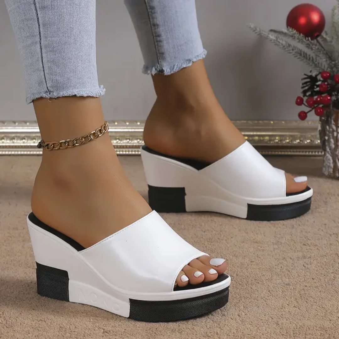 Camila® | sandały na koturnie