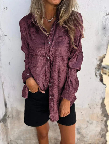 Quinn | Elegancka skórzana koszula do gry