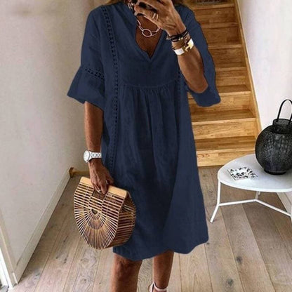 Julia - Sukienka w stylu boho z koronką