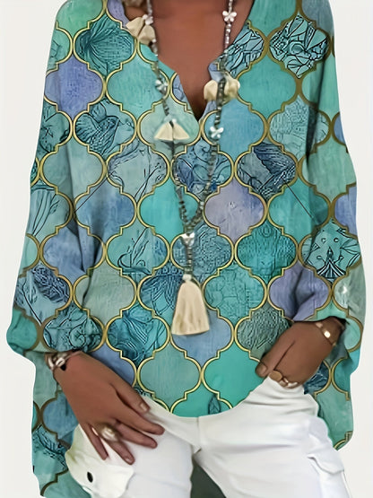 Marissa - top plus size w stylu boho
