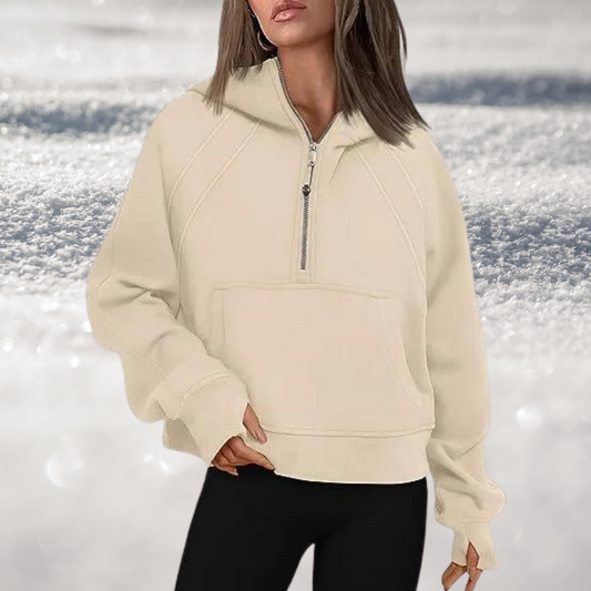 Sweter damski z zamkiem błyskawicznym Nala