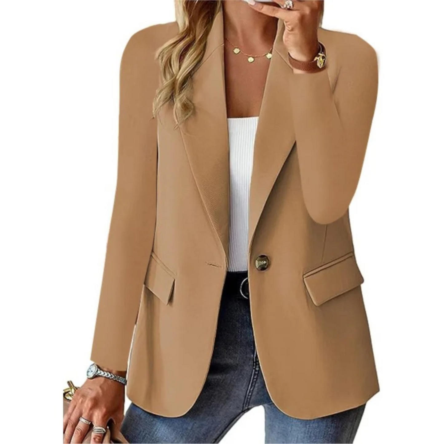 Nina | Casualowy blezer damski z długim rękawem