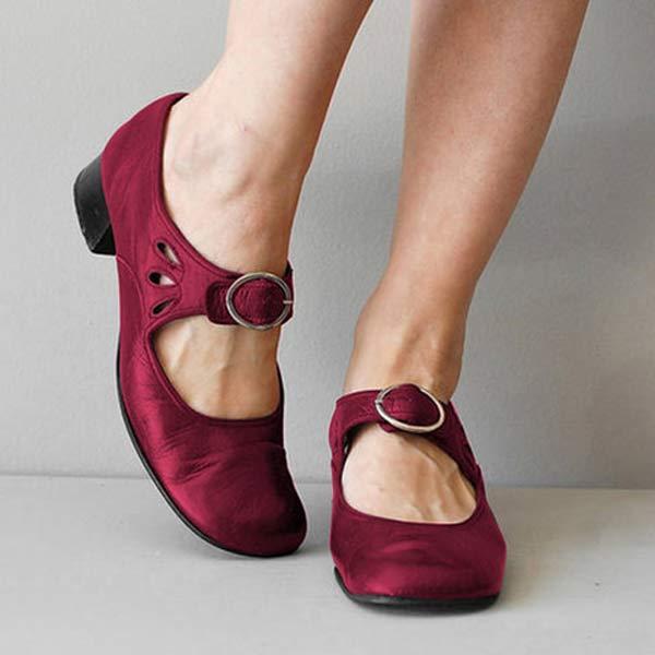 Buty z okrągłym noskiem Anika | Vintage