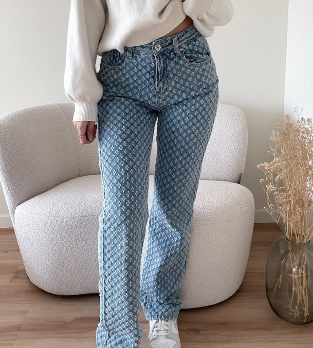 Luna | Spodnie jeansowe | Komfort i styl | Wytrzymała bawełna