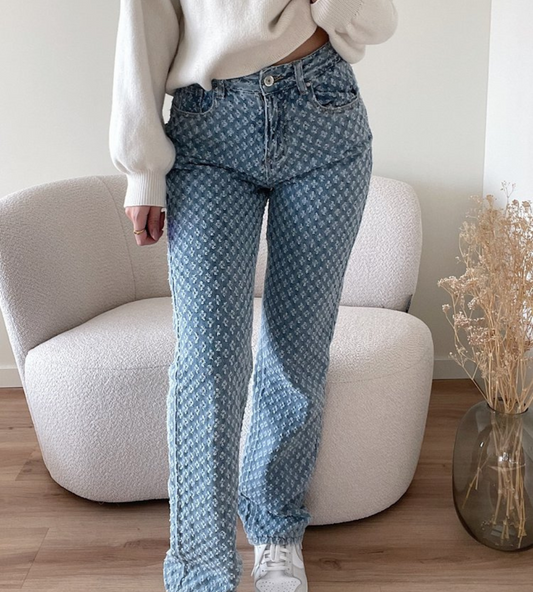 Luna | Spodnie jeansowe | Komfort i styl | Wytrzymała bawełna